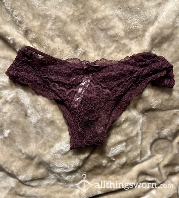 Maroon Lace Cheekies