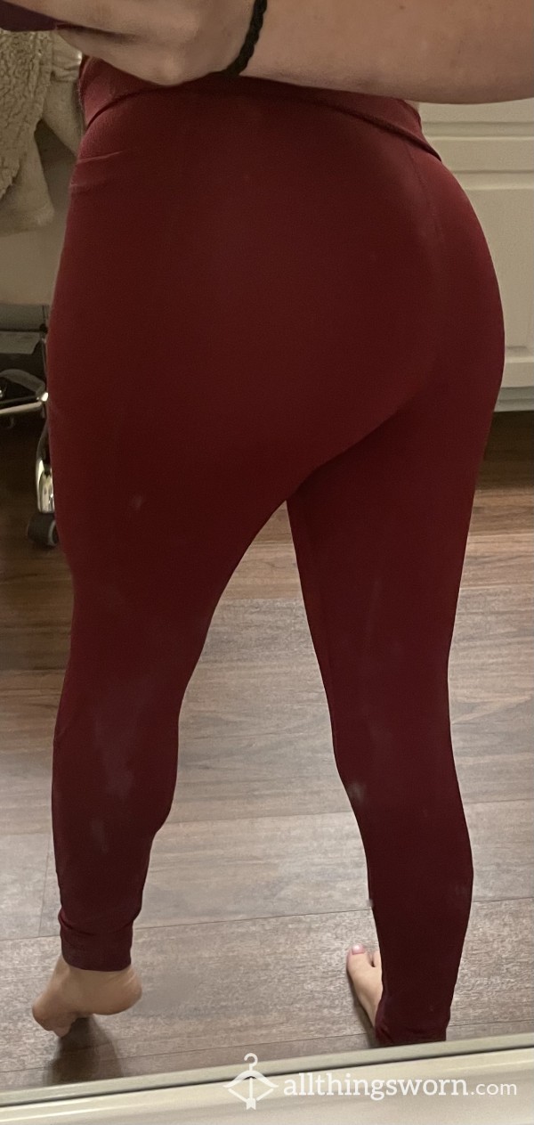 Maroon Leggings