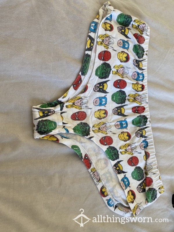 Marvel Cartoon Full Panties!