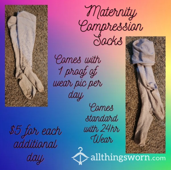 Maternity Compression Knee High Socks