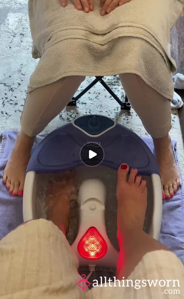 Me Giving Cute_kinky_gem A Pedicure