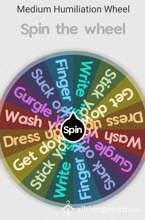 Medium Humiliation Wheel For Subs