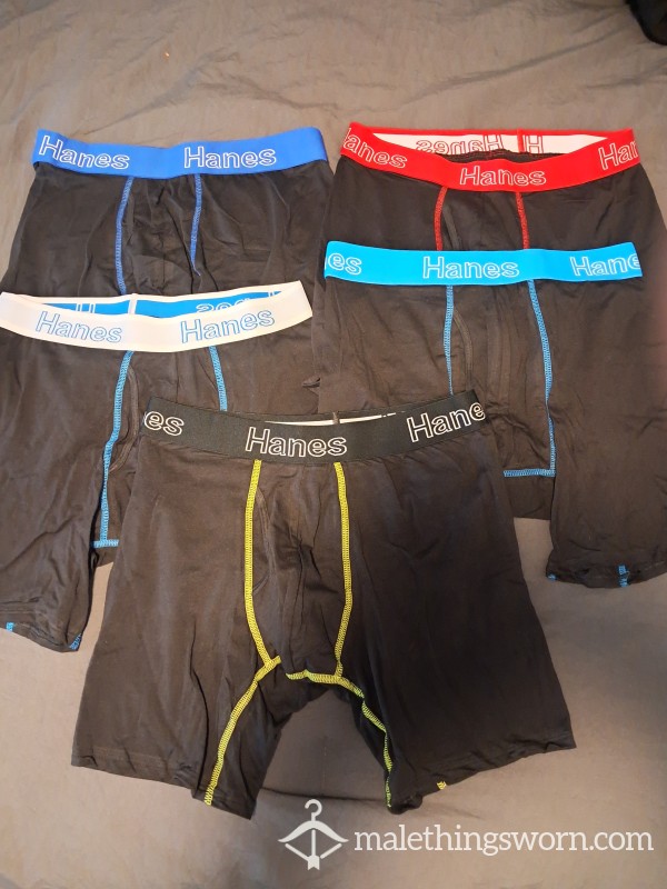 Medium Multi Colored Hanes Breifs