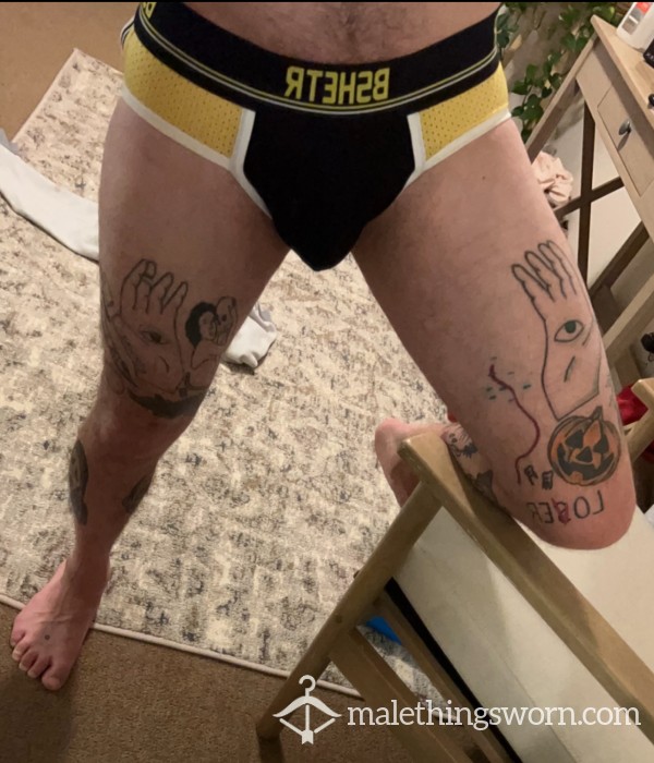 Men’s Black N Yellow Jock