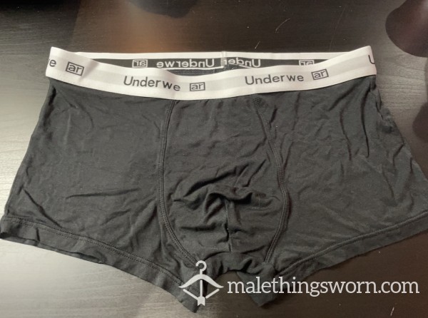 Mens BlackTight Briefs Size Large | Sweaty Dirty Undies