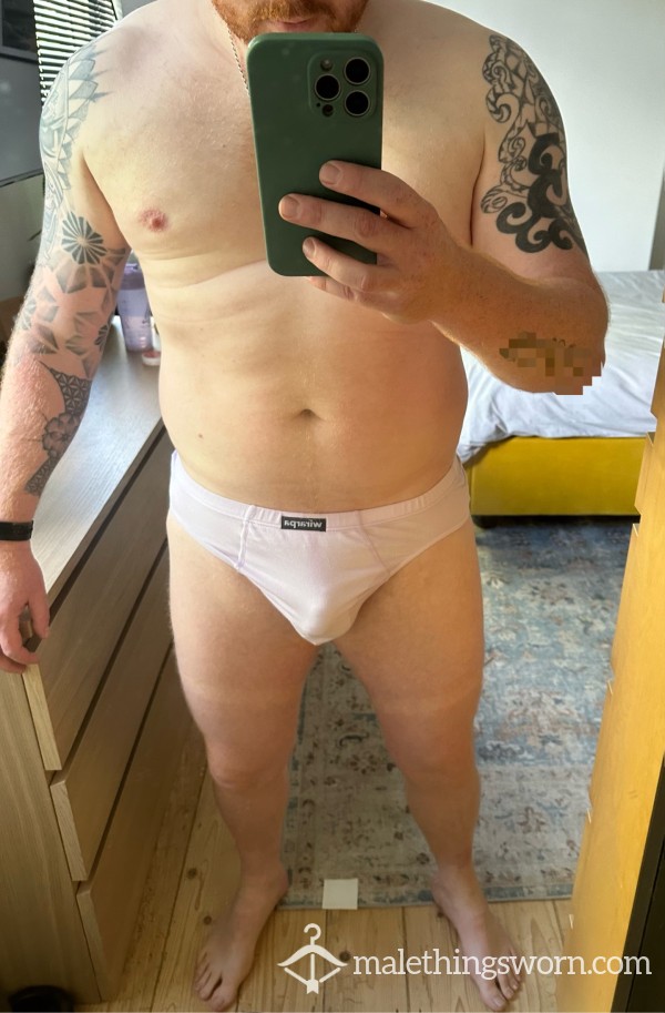 Men’s Light Purple Briefs Worn For 5 Days