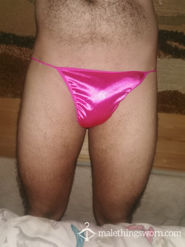 Men's Worn Satin G String