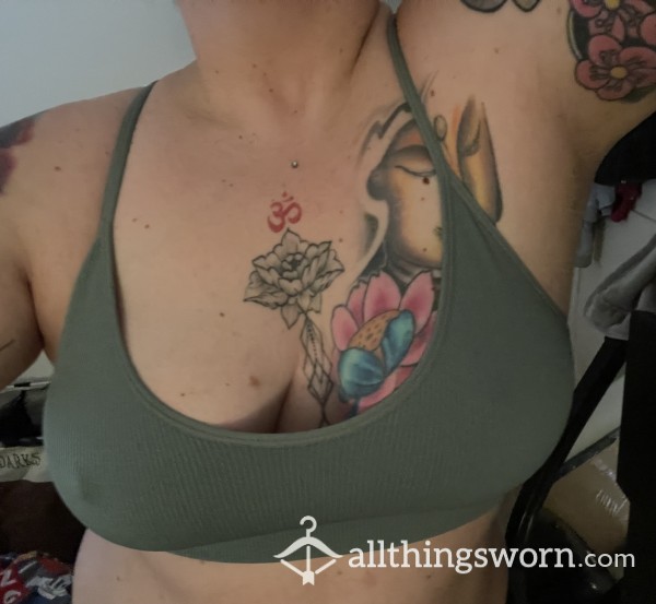 Military Green Bra