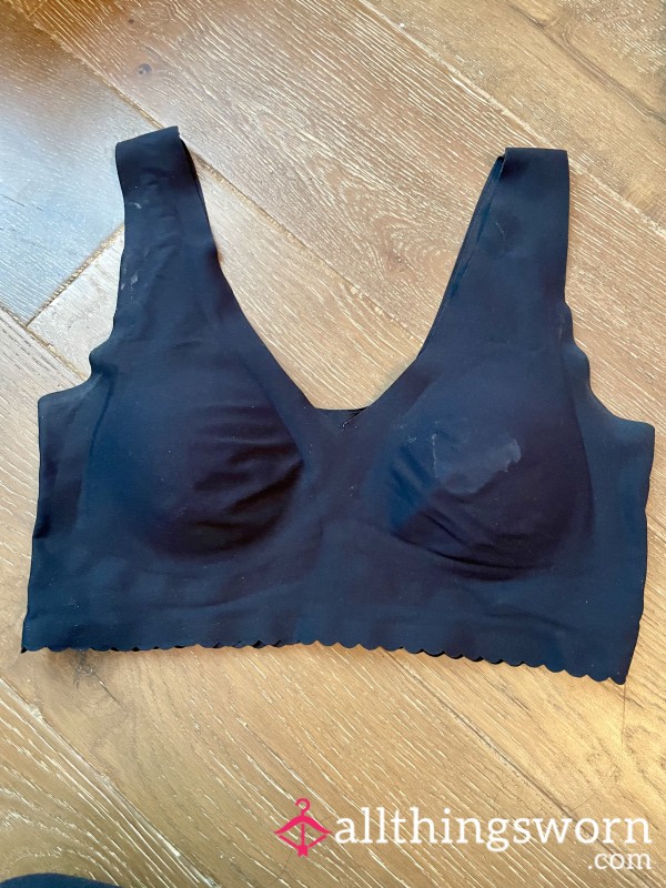 Milk-stained Nursing Bra