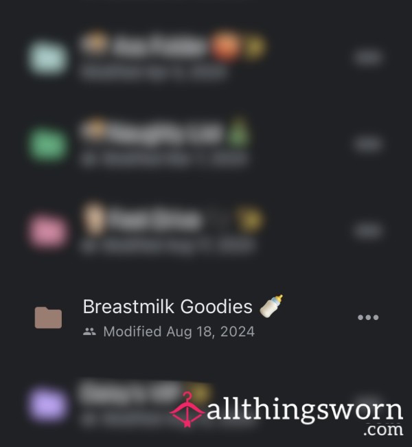 Milking - Breastmilk Baked Goods Prep Video - Google Drive Folder 🍼🎥✨📁