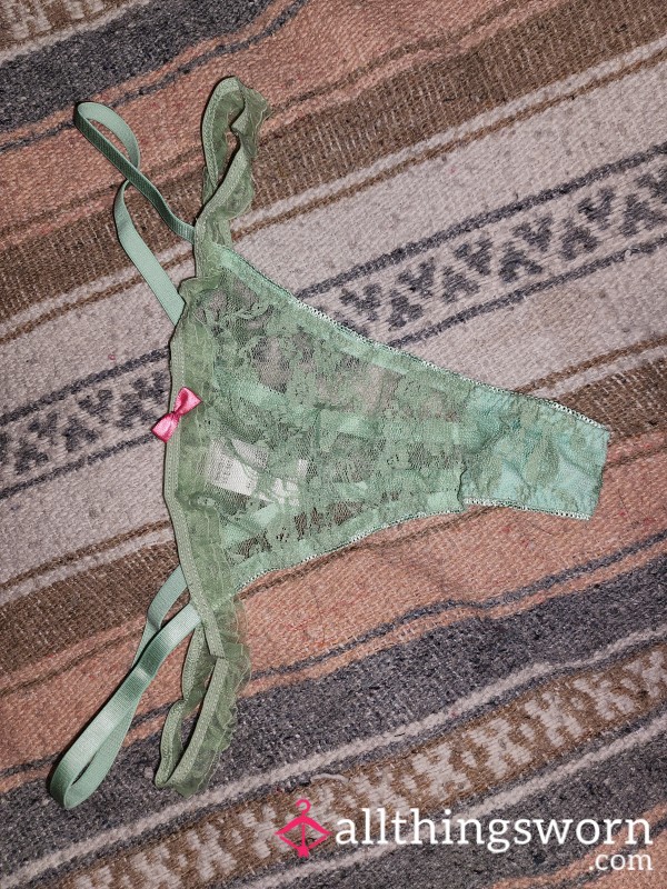 Mint Green Lace Thong💚