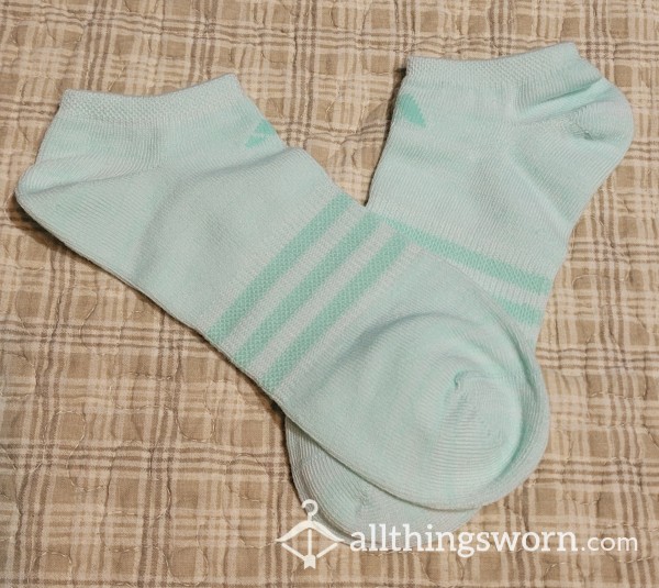 Mint No Show Socks