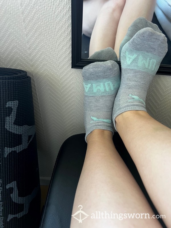 Mint Puma Sports Socks