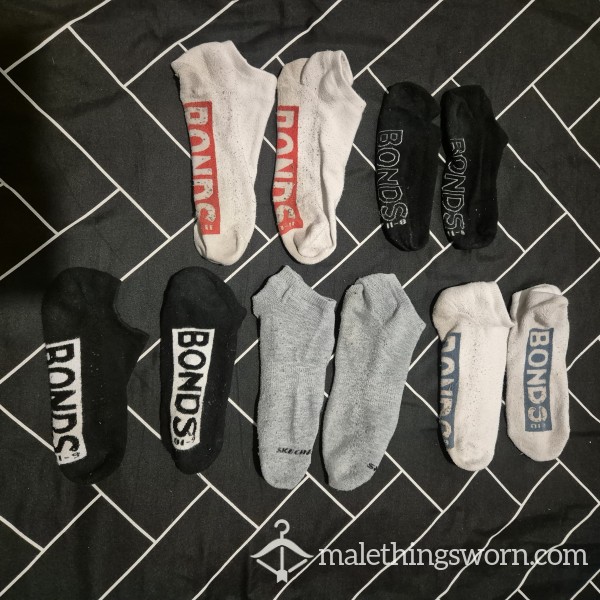 Mix Worn Ankle Socks