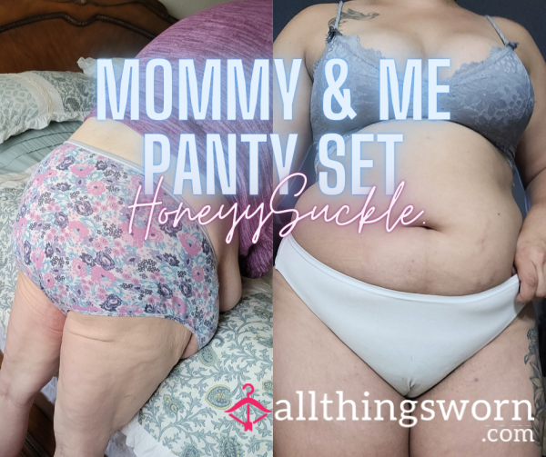 Mommy & Me Panty Set. 🌷 (now Offering Sp*t Vials)