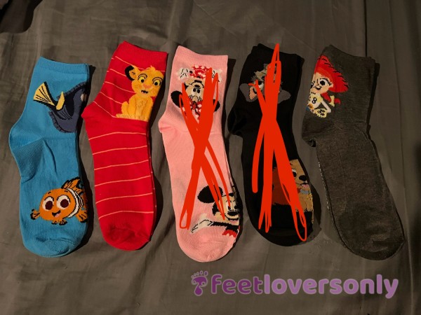 72 Hour - More Disney Crew Socks