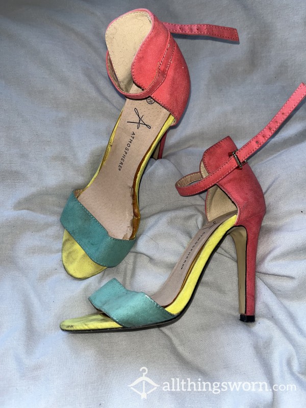 Multi Coloured High Heels Stilettos Uk 3