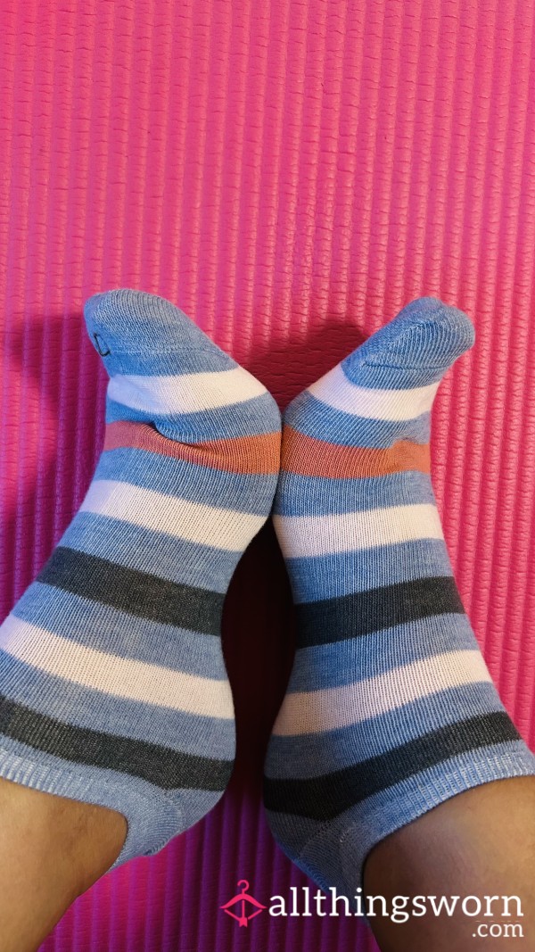 Multicolor Striped Invisible Socks