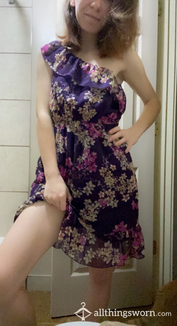 Purple Flor*l Dress (Reduced Price)