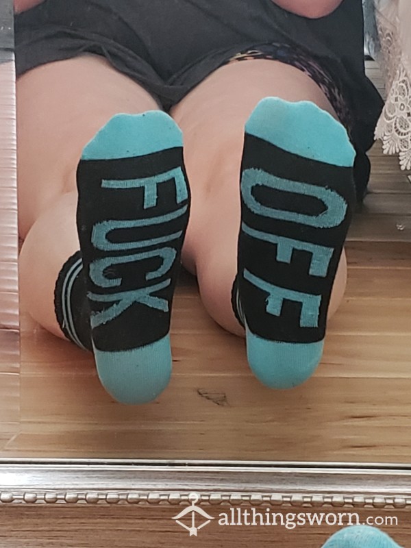 My Favorite Socks 🖕f**k OFF🖕