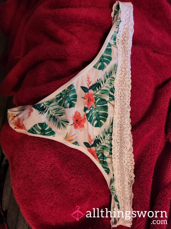 Nasty Smelling White Thong