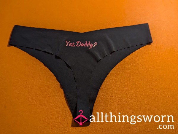 Naughty Black 'Yes Daddy' Thong