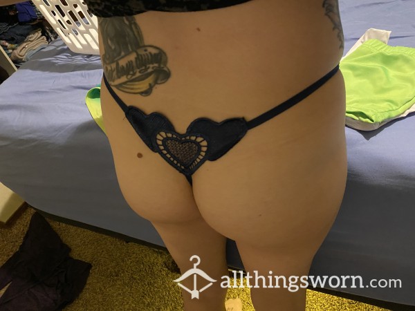 Navy Blue G-String XS