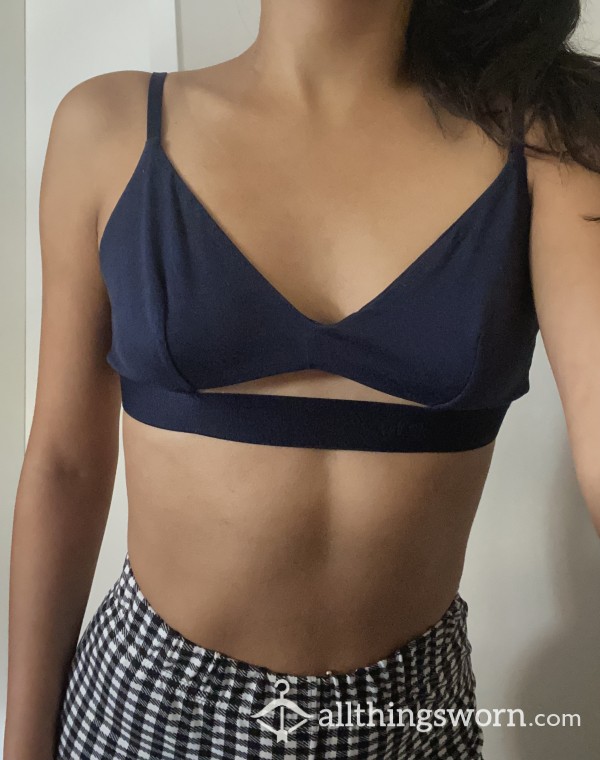 Navy Blue Sports Bra