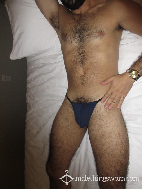 Navy Blue Thong S