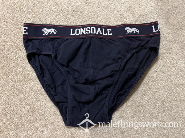 Navy Lonsdale Briefs Large