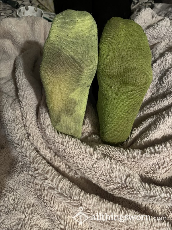 Neon Green Socks! 🥰😘