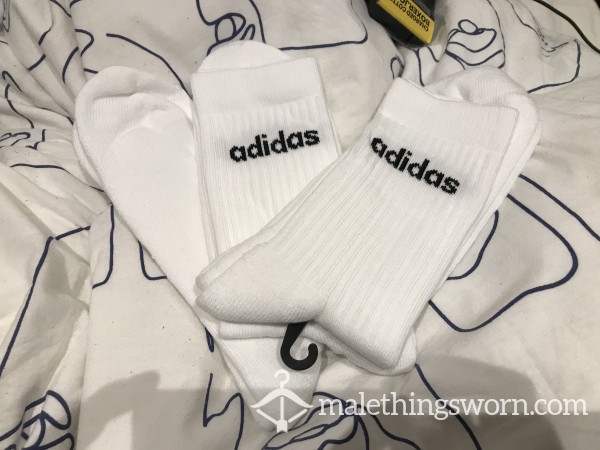 New Adidas Fresh Socks For Me To Get Dirty In Any Way You Want ;)