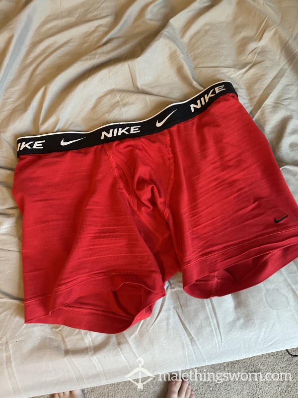 Nike Red Boxer Briefs