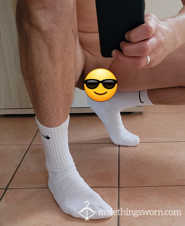 Nike White Socks 44