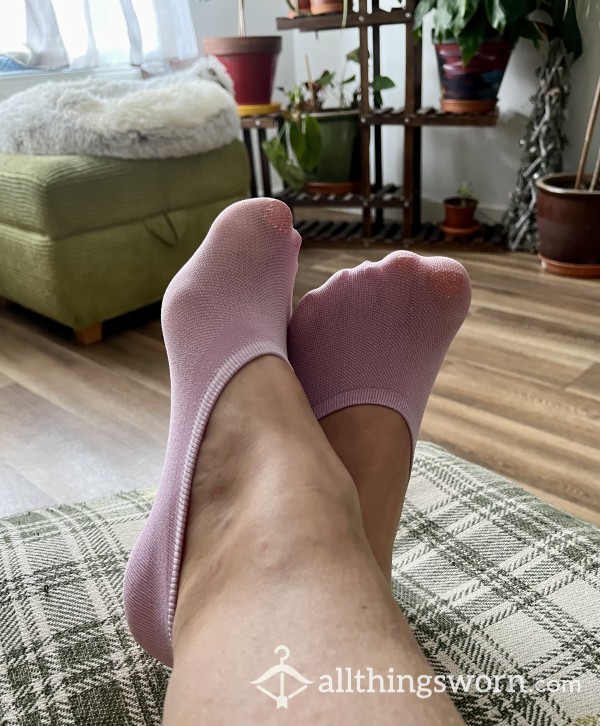 No Show Nylon Socks Light Purple