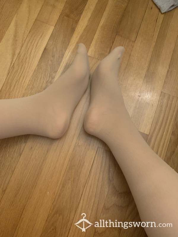 Nude Colored, Super Soft, S**y Knee Highs