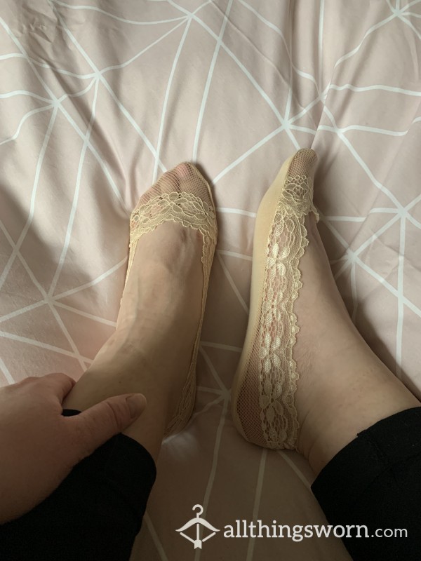 Nude Lace Footsies/footliner