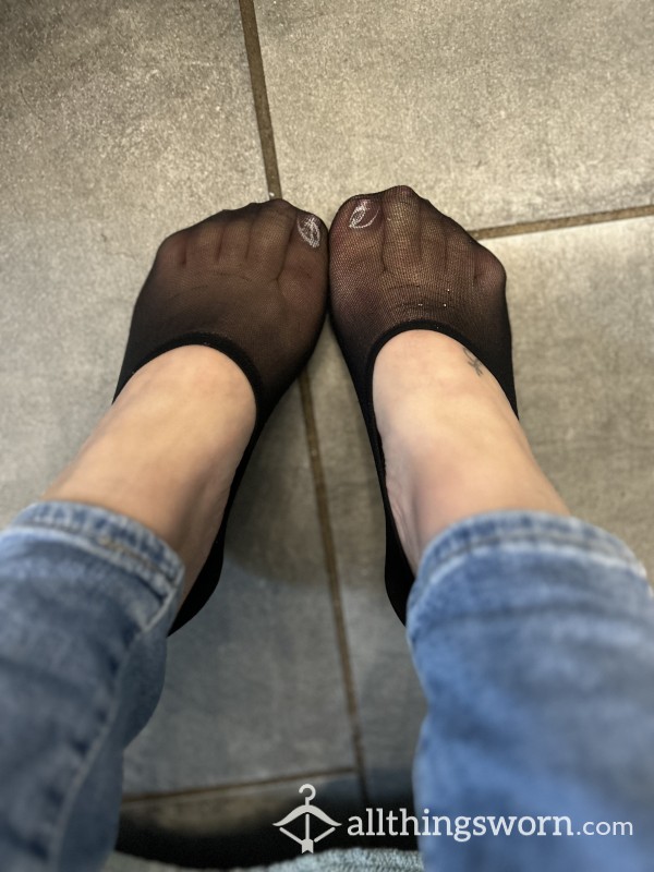 🖤 Nylon No Show Pedi Socks 🖤