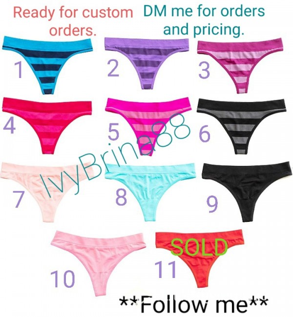 Nylon Thongs For Custom Orders