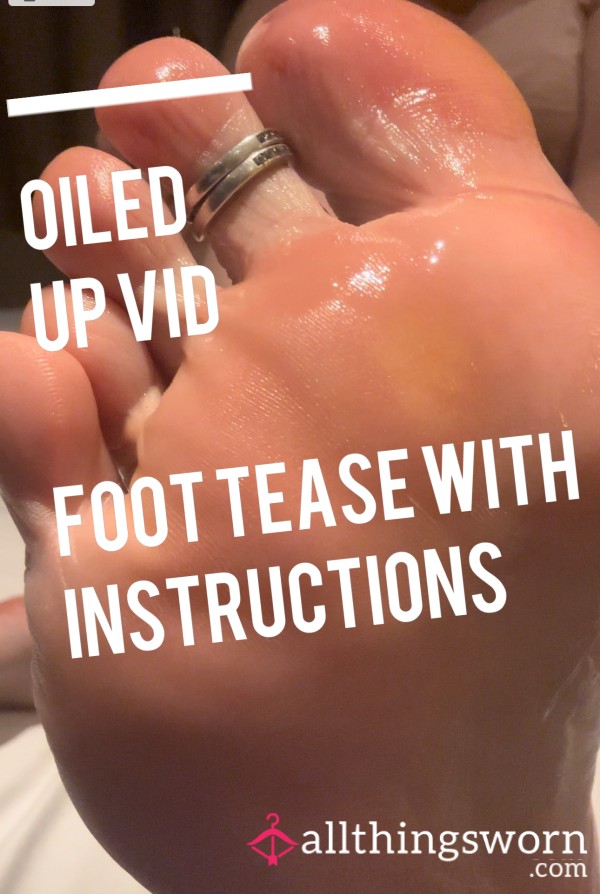 Oiled Up Trotters With Cor*l Toenails ….5 Mins