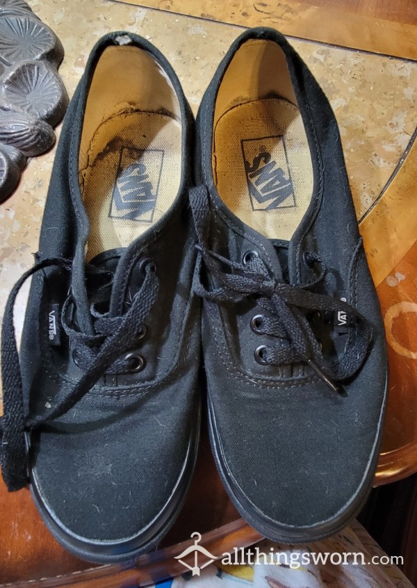 Stinky Old Black Vans