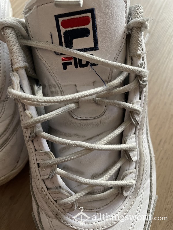 Worn Out Fila Disruptors