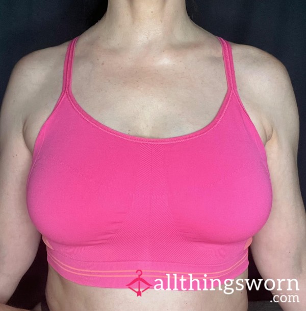 Old Navy Sweaty Sports Bra (XL Pink)