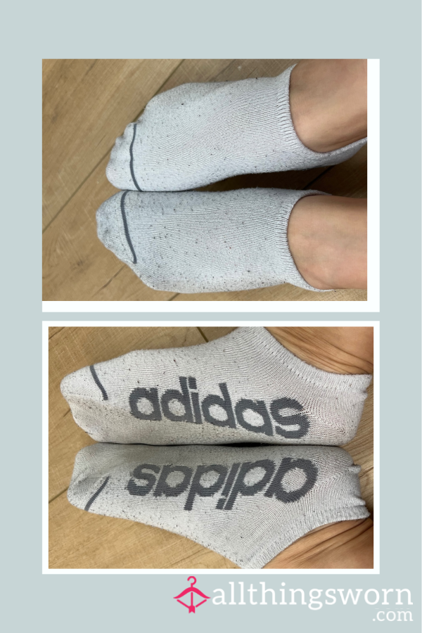 Old White Adidas Socks