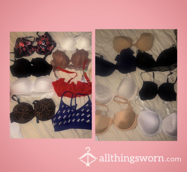 Old Worn Bras For Sale! Sizes 36B & 36DD 🍒 🥵