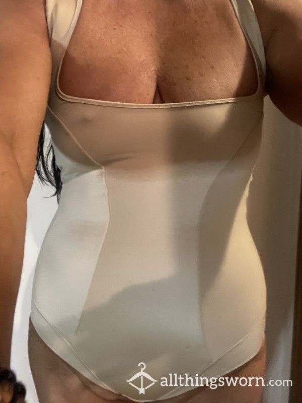 Old Worn Nude Sweaty Spanx