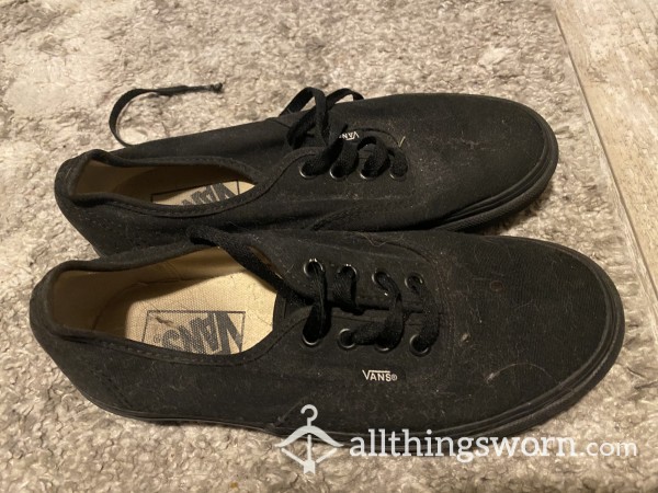 Old Worn Out Smelly Black Vans