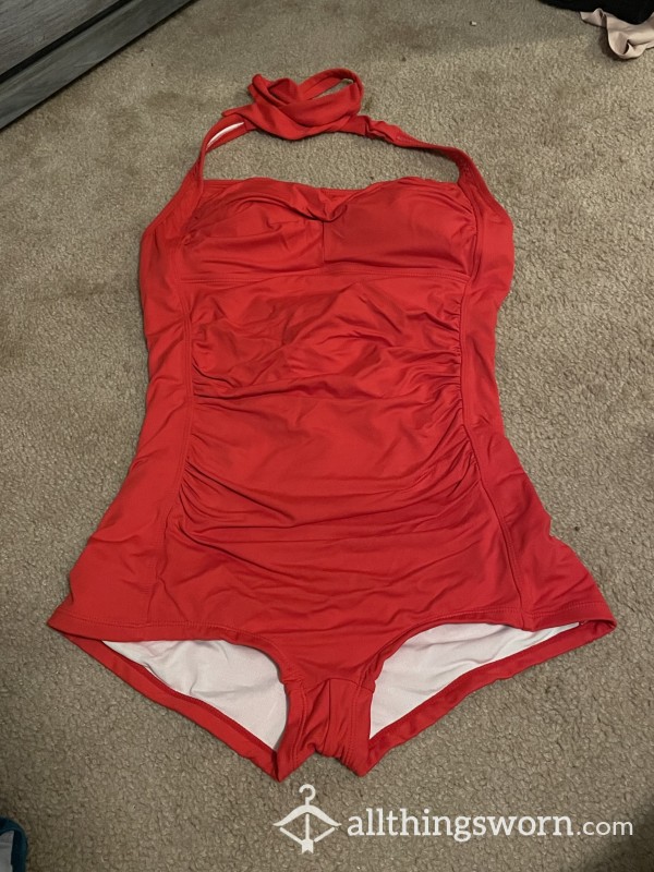 One Piece Halter Swimsuit