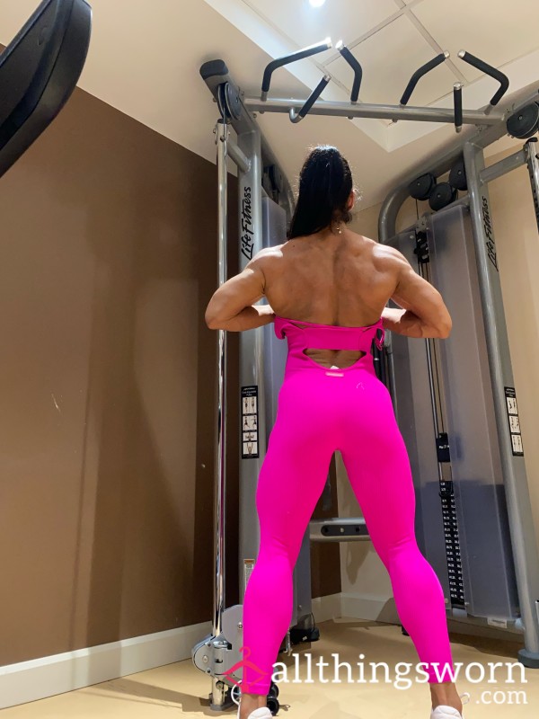 Onesie Worn And Sweated By The Musclegodess