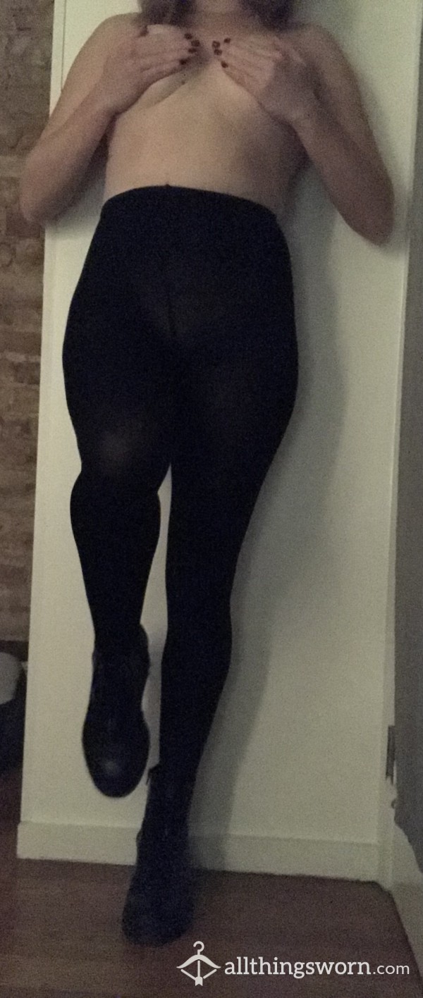 Opaque Black Tights